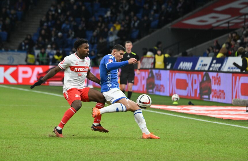 "Динамо" разгромило "Спартак" в матче Кубка России 28 фото