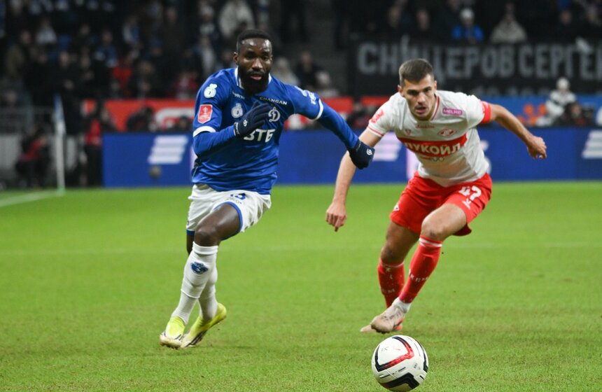 "Динамо" разгромило "Спартак" в матче Кубка России 33 фото