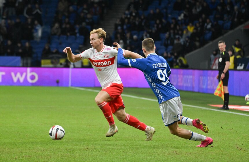 "Динамо" разгромило "Спартак" в матче Кубка России 18 фото