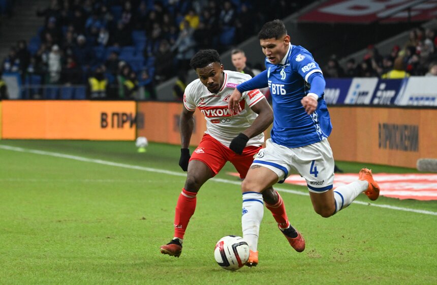 "Динамо" разгромило "Спартак" в матче Кубка России 23 фото