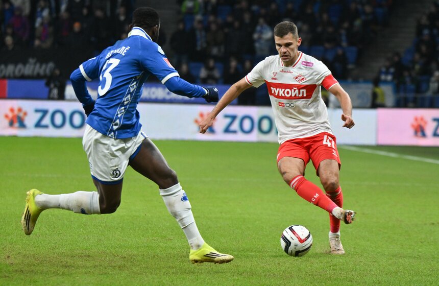"Динамо" разгромило "Спартак" в матче Кубка России 14 фото