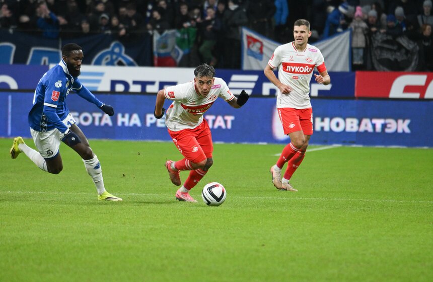 "Динамо" разгромило "Спартак" в матче Кубка России 20 фото