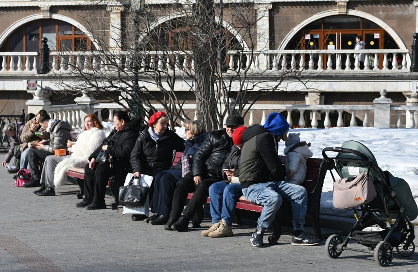 Воздух в Москве прогрелся до плюс 12 градусов 11 марта 6 фото