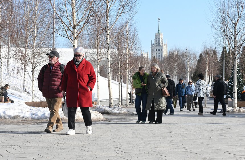 Воздух в Москве прогрелся до плюс 12 градусов 11 марта 8 фото