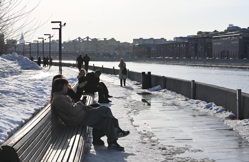Воздух в Москве прогрелся до плюс 12 градусов 11 марта 18 фото