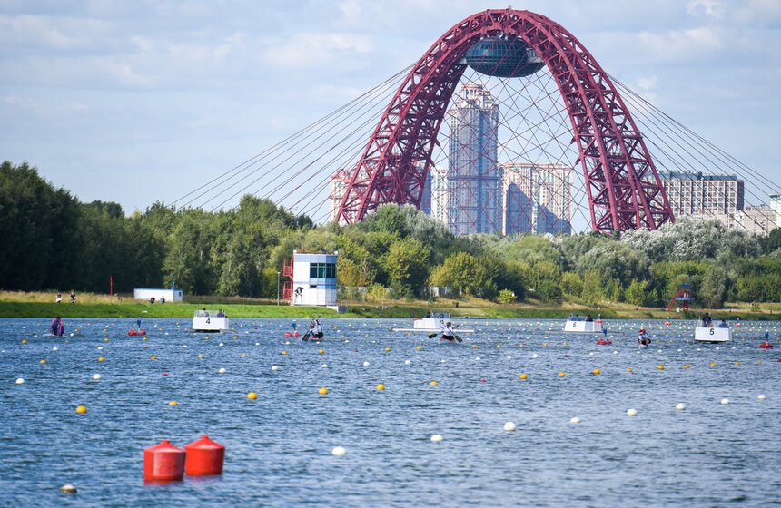 Международные соревнования "Кубок Доброй Воли" прошли на Гребном канале Москвы 15 фото