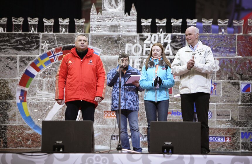 В "Олимпийском" прошла биатлонная "Гонка чемпионов" 7 фото