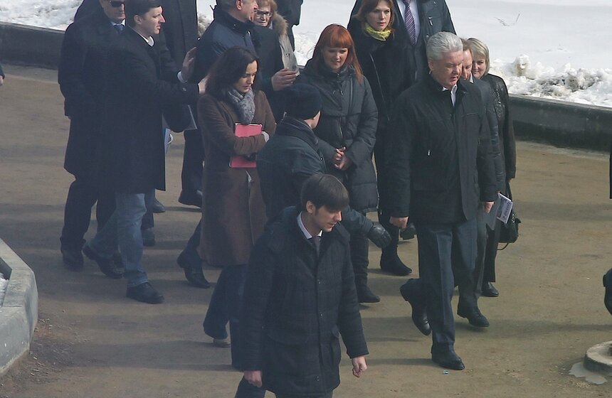 Сергей Собянин осмотрел строящийся в СВАО блок начальных классов 2 фото