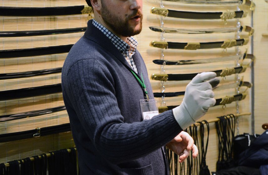 В КВЦ "Сокольники" проходит выставка холодного оружия 11 фото