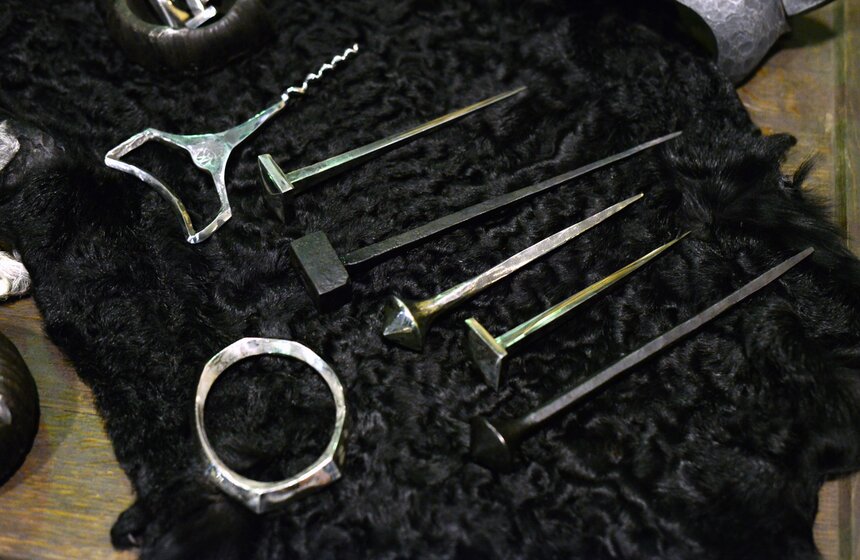 В КВЦ "Сокольники" проходит выставка холодного оружия 14 фото