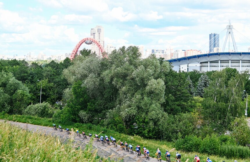 Завершилась многодневная велогонка "Пять колец Москвы" 14 фото