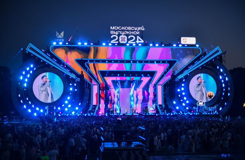 Около 40 тыс школьников пришли на общегородской выпускной в Парк Горького 27 фото