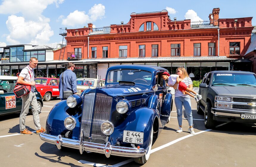 Девятое ретроралли "На семи холмах" прошло в Москве 30 июня 12 фото