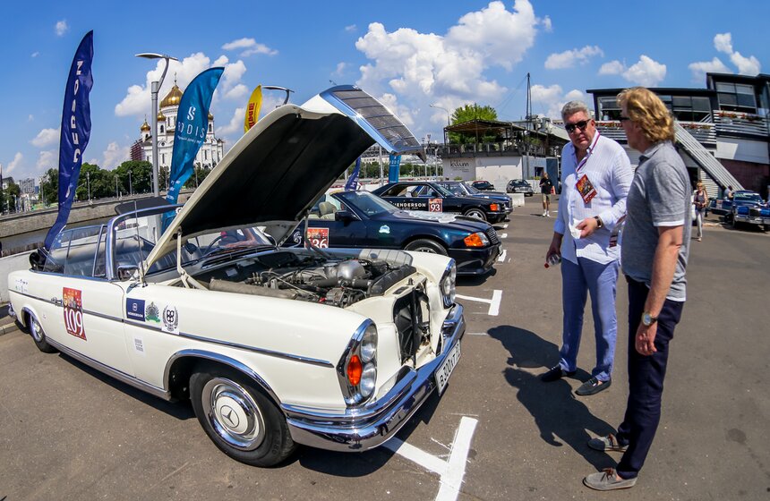 Девятое ретроралли "На семи холмах" прошло в Москве 30 июня 14 фото