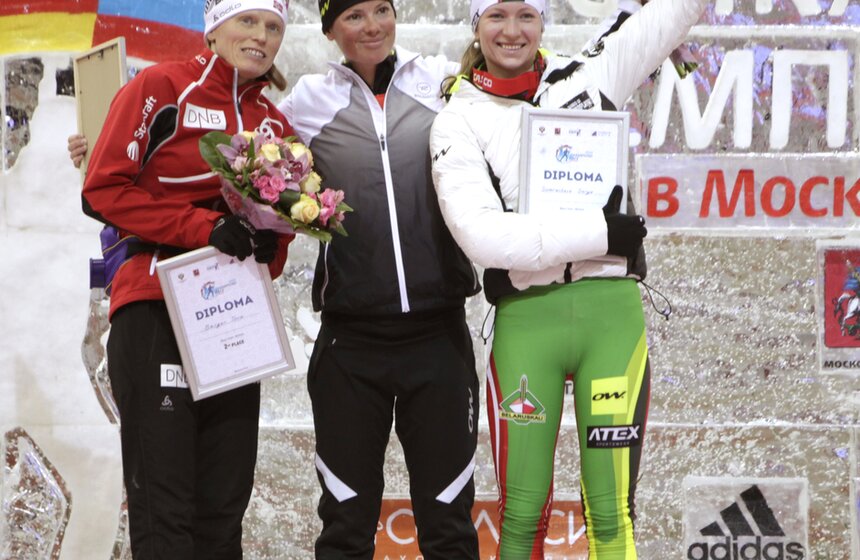 В "Олимпийском" прошла биатлонная "Гонка чемпионов" 16 фото