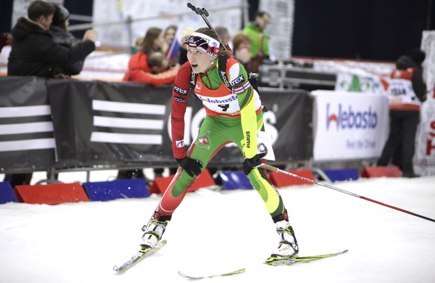 В "Олимпийском" прошла биатлонная "Гонка чемпионов" 15 фото