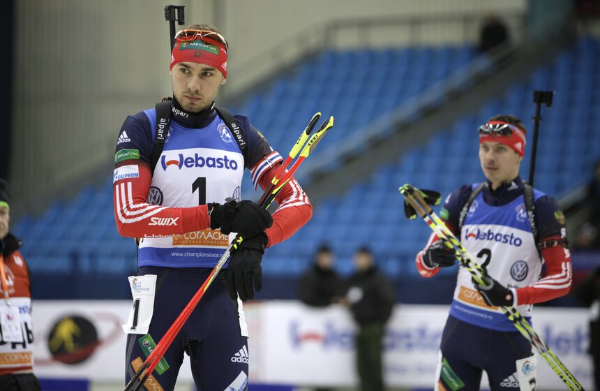 В "Олимпийском" прошла биатлонная "Гонка чемпионов" 18 фото
