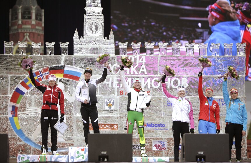 В "Олимпийском" прошла биатлонная "Гонка чемпионов" 17 фото