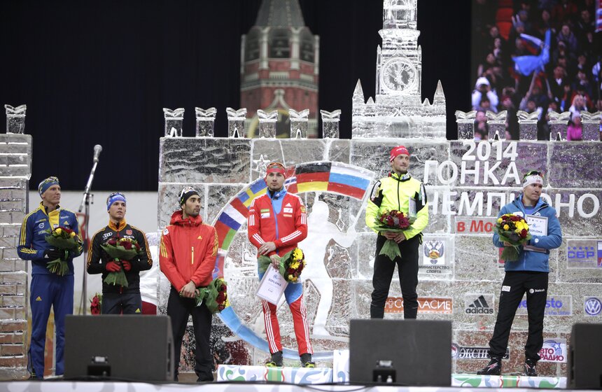 В "Олимпийском" прошла биатлонная "Гонка чемпионов" 27 фото