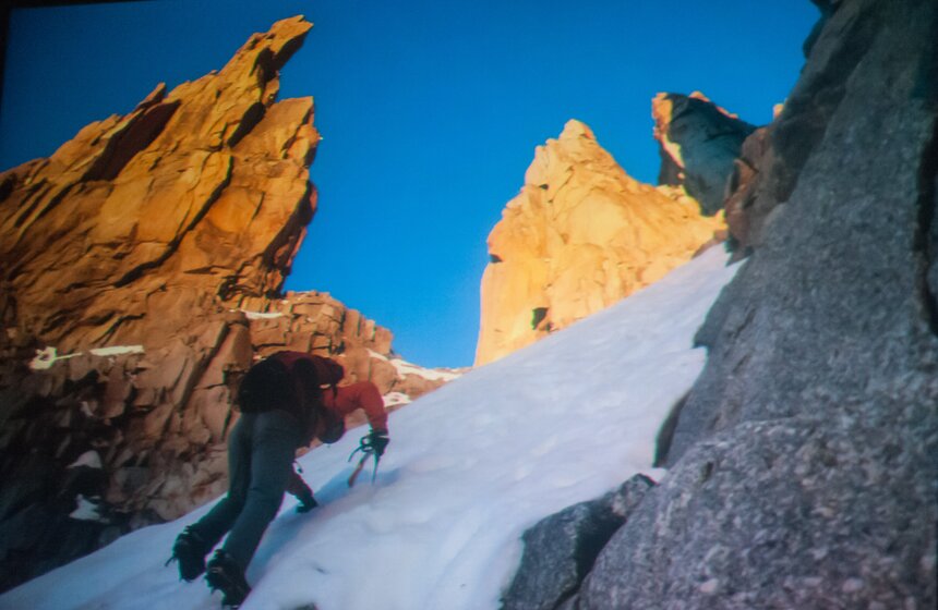 В Москве выступил известный альпинист и скалолаз Алекс Хубер 11 фото