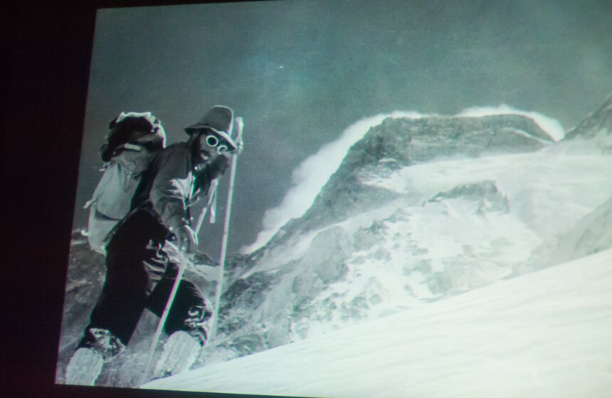 В Москве выступил известный альпинист и скалолаз Алекс Хубер 6 фото