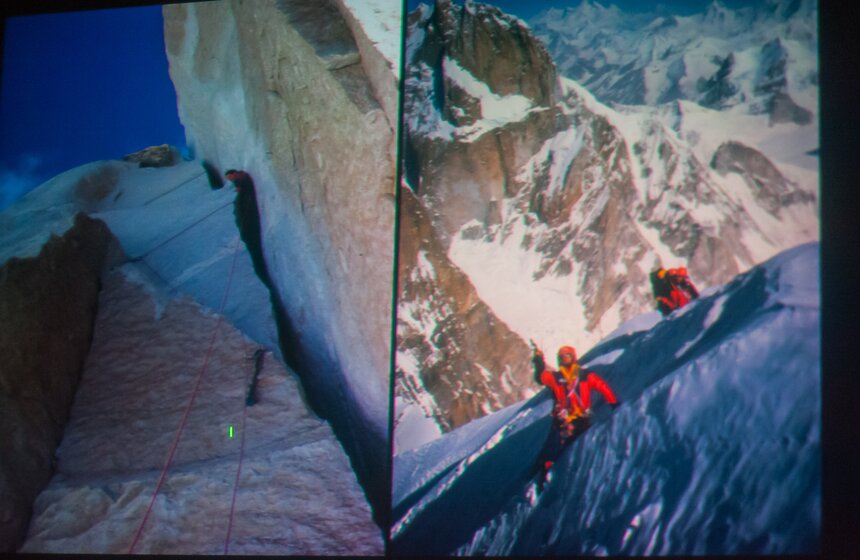 В Москве выступил известный альпинист и скалолаз Алекс Хубер 9 фото