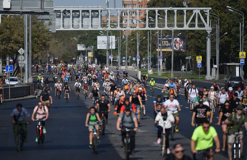 Около 50 тыс человек приняли участие в велофестивале на ВДНХ 20 фото