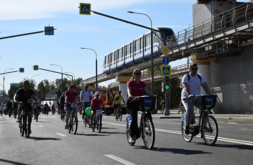 Около 50 тыс человек приняли участие в велофестивале на ВДНХ 7 фото