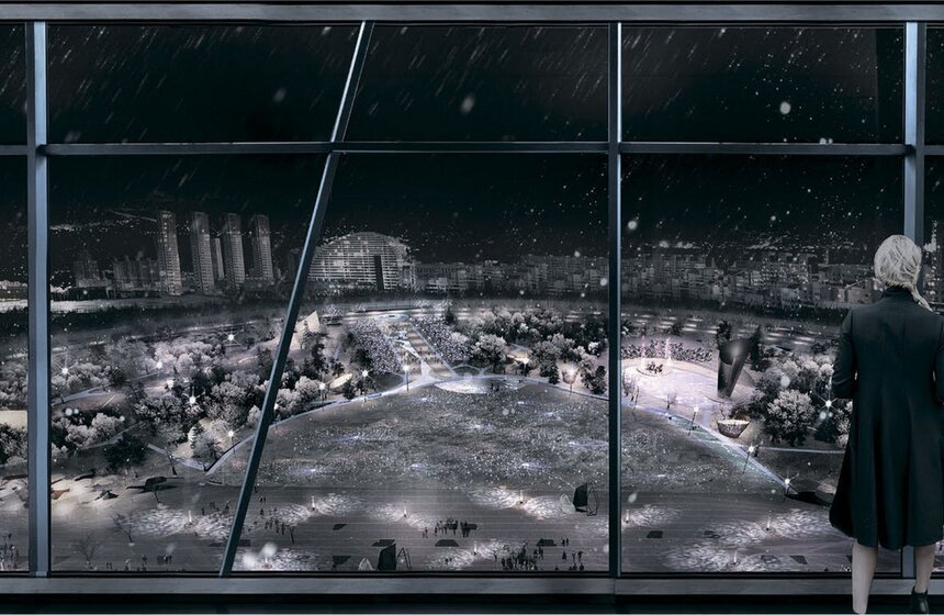 Концепция парка на Ходынском поле компании LAND Milano Srl. Фото предоставлено archsovet.msk.ru