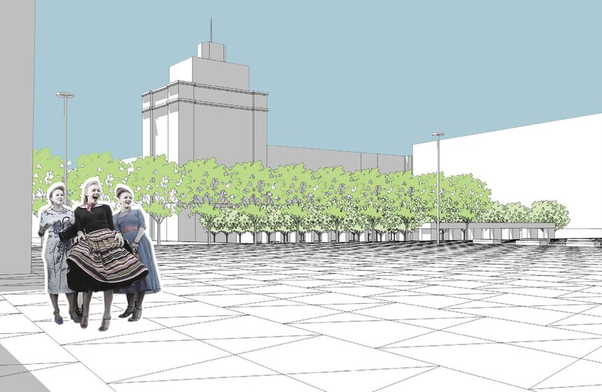 Проект реконструкции Триумфальной площади. Фото предоставлено archsovet.msk.ru