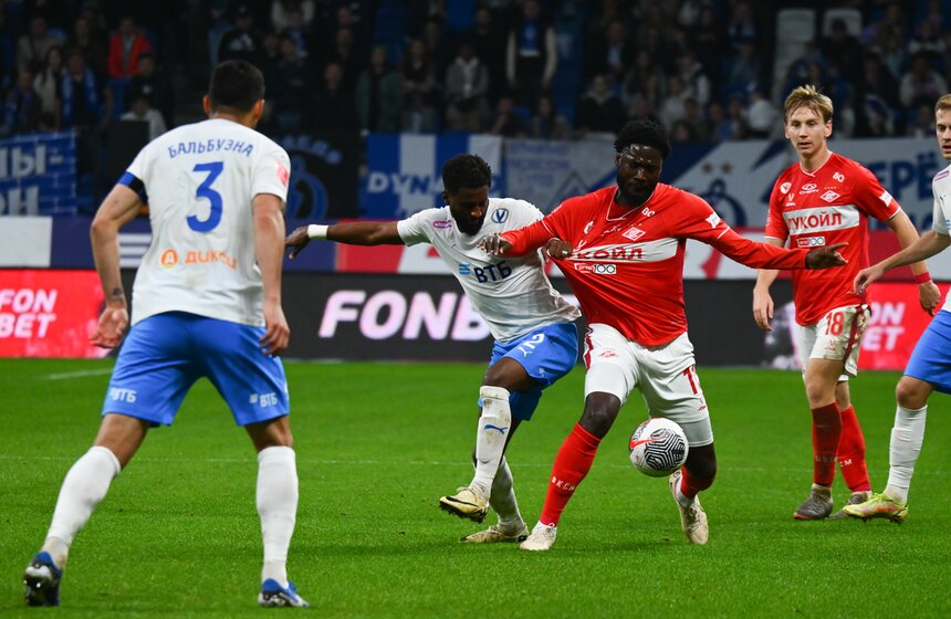 "Спартак" выиграл со счетом 3:2 у "Динамо" в Кубке России 10 фото