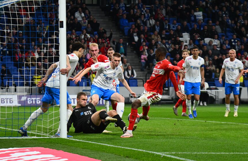 "Спартак" выиграл со счетом 3:2 у "Динамо" в Кубке России 30 фото