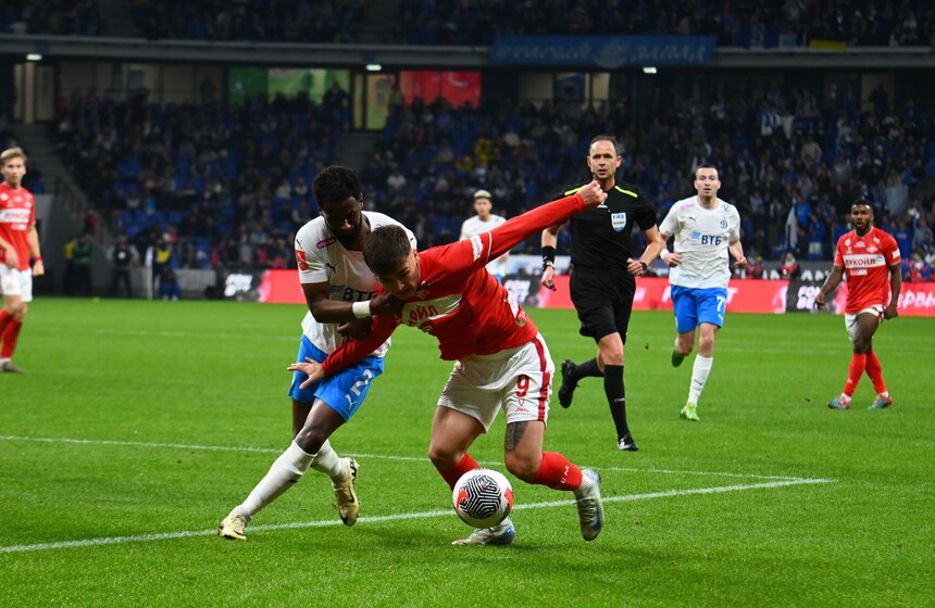 "Спартак" выиграл со счетом 3:2 у "Динамо" в Кубке России 28 фото