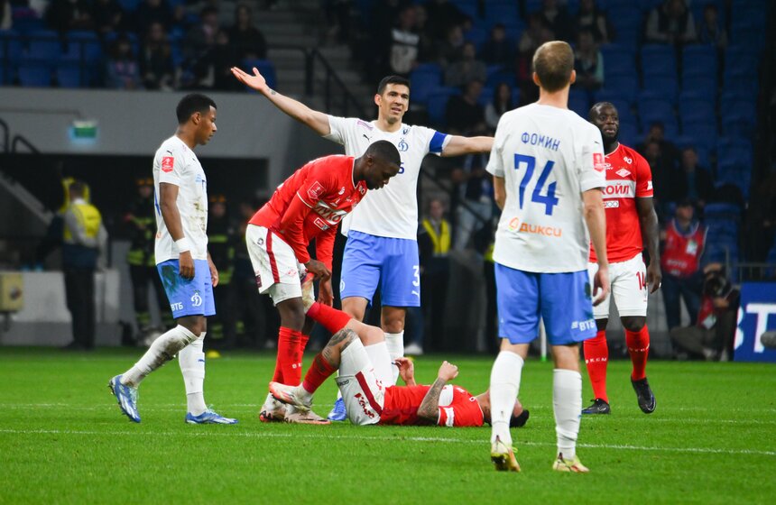 "Спартак" выиграл со счетом 3:2 у "Динамо" в Кубке России 24 фото