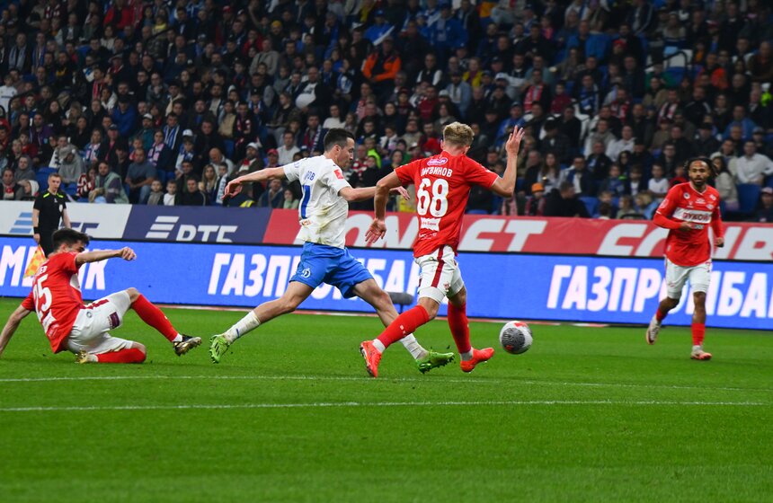 "Спартак" выиграл со счетом 3:2 у "Динамо" в Кубке России 16 фото