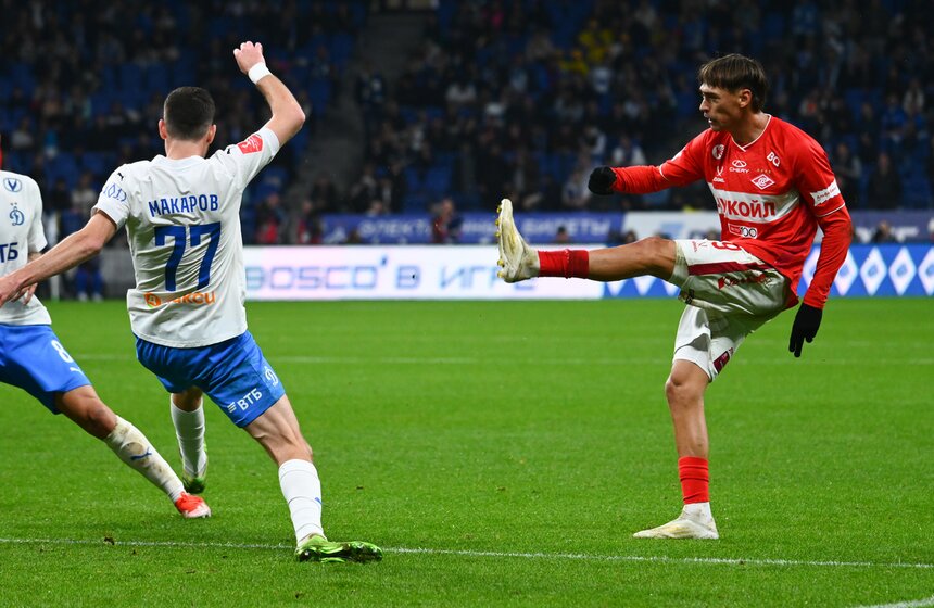 "Спартак" выиграл со счетом 3:2 у "Динамо" в Кубке России 25 фото