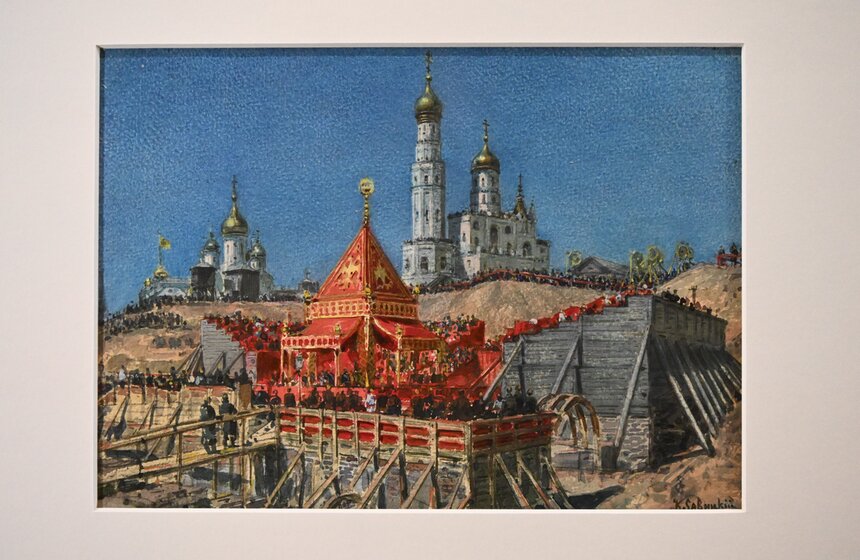 Музеи Московского Кремля показали историю создания памятника Александру II 17 фото