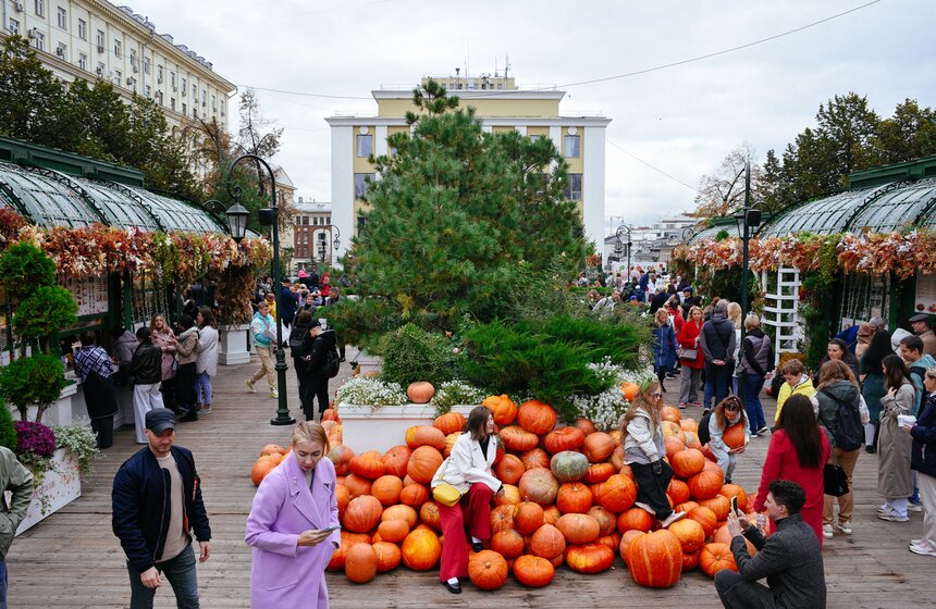 Фестиваль "Золотая осень. Праздник урожая" проходит в Москве 5 фото