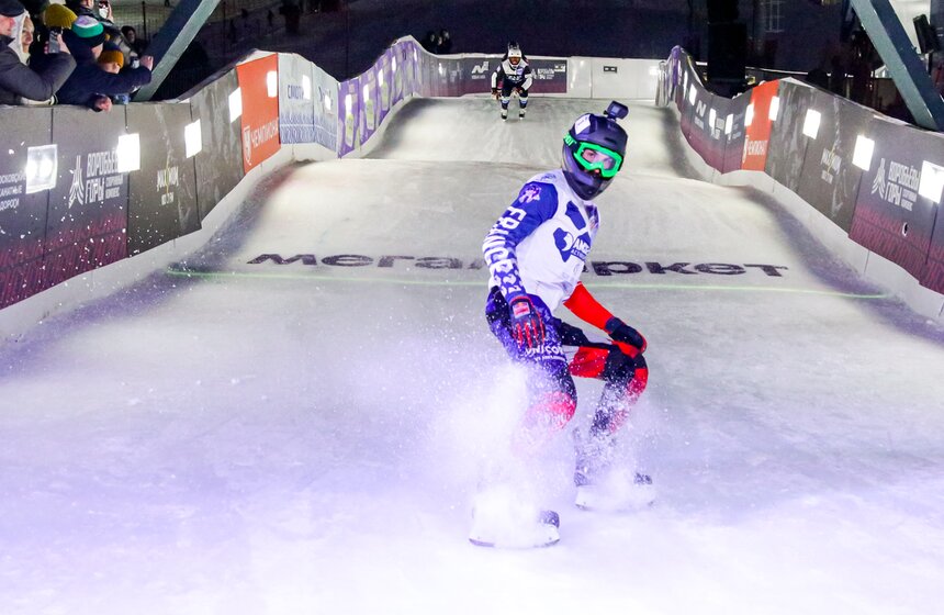 Соревнования по скоростному спуску на коньках состоялись в Москве 2 фото