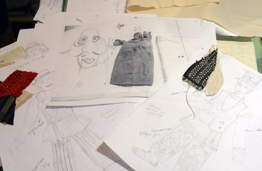 В Московском театре кукол готовятся к премьере "Петрушки" 8 фото