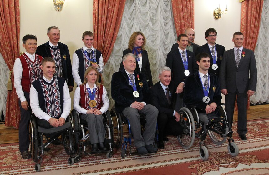 Сергей Собянин наградил московских призеров Паралимпиады 13 фото