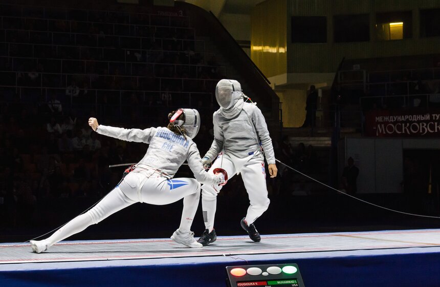 Турнир "Московская сабля" проходит в "Лужниках" 14 фото