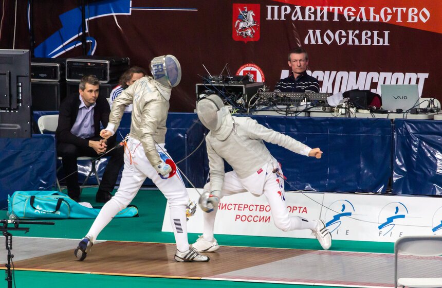 Турнир "Московская сабля" проходит в "Лужниках" 3 фото