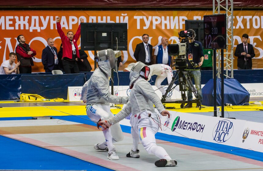 Турнир "Московская сабля" проходит в "Лужниках" 5 фото