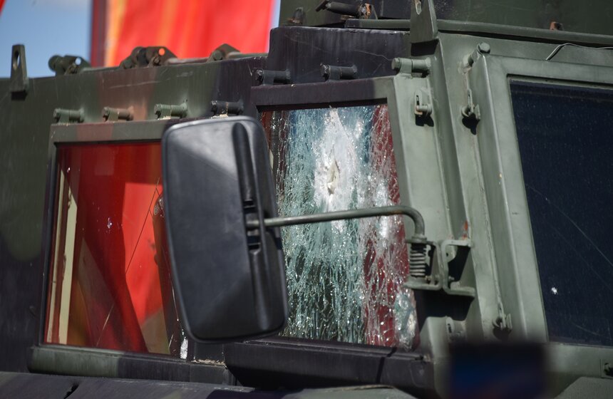 Выставка трофейной техники из зоны СВО открылась на Поклонной горе 1 мая 18 фото