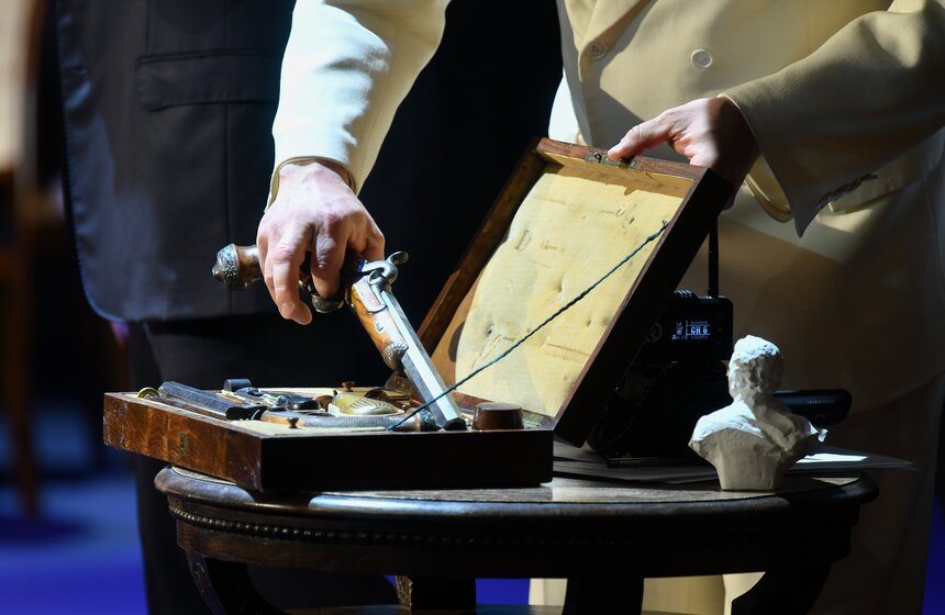 Арт-проект "Город Калягинск. Пушкин. Просто игра" подготовили в театре Et Cetera 13 фото