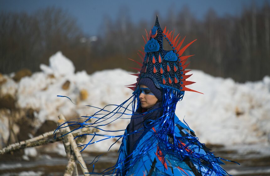 Празднование Масленицы состоялось в Никола-Ленивце Калужской области 12 фото