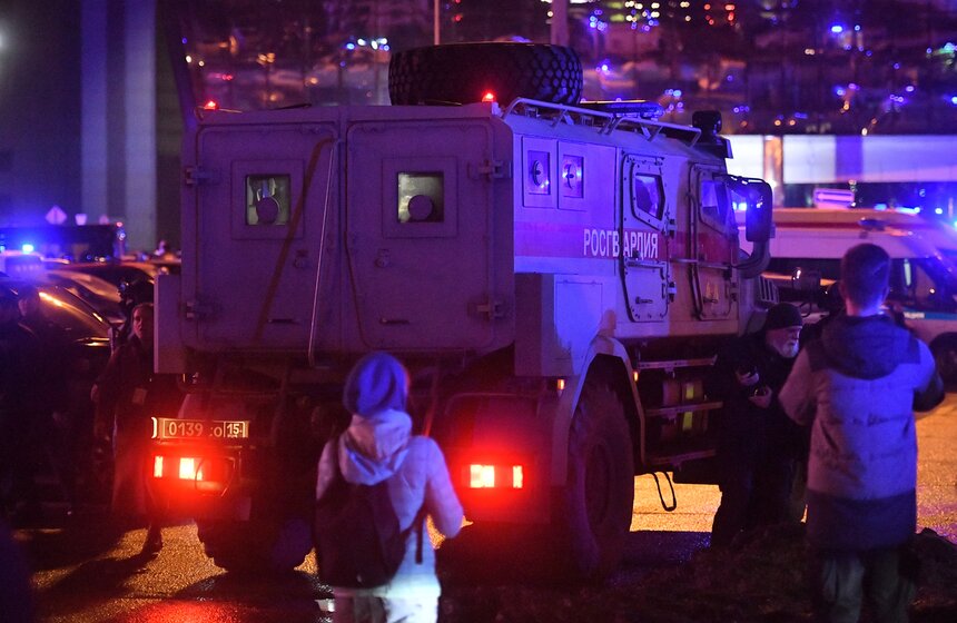 Стрельба произошла в "Крокус Сити Холле" 15 фото