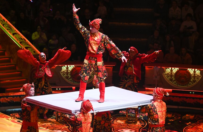 Цирк Никулина представил программу "Матрешка" 17 фото