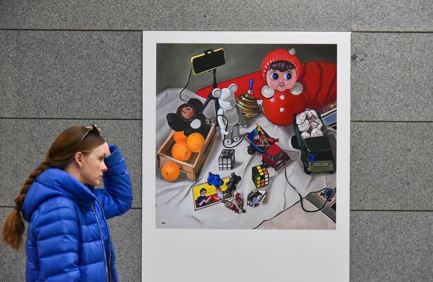 Выставка современного искусства открылась в метро Москвы 2 фото